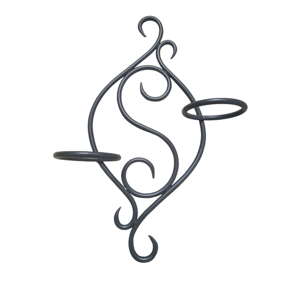 PartyLite Metal Wall Sconce with Two Glass Votive Holders - Picture 5 of 5